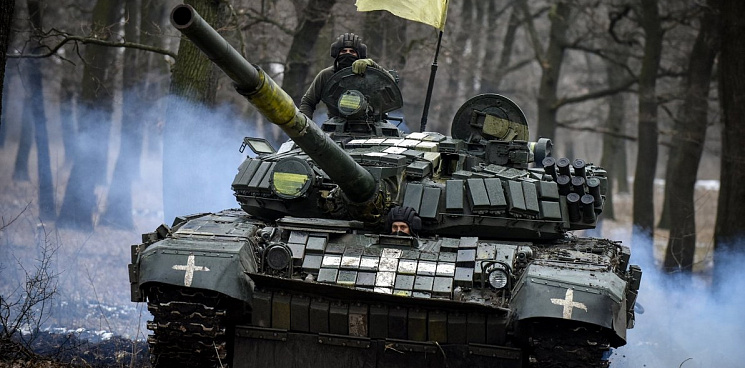 «Украина превыше всего!» Украинский боевик на новом «Леопарде» продемонстрировал нацистское приветствие – ВИДЕО