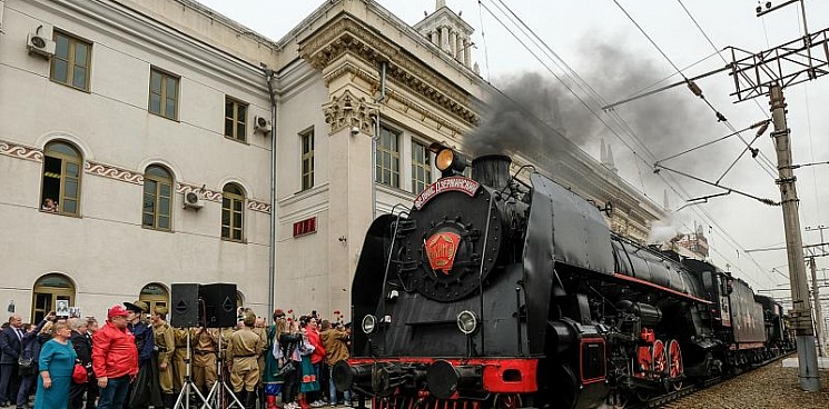 В Краснодар 2 мая приедет ретро-поезд «Победа»