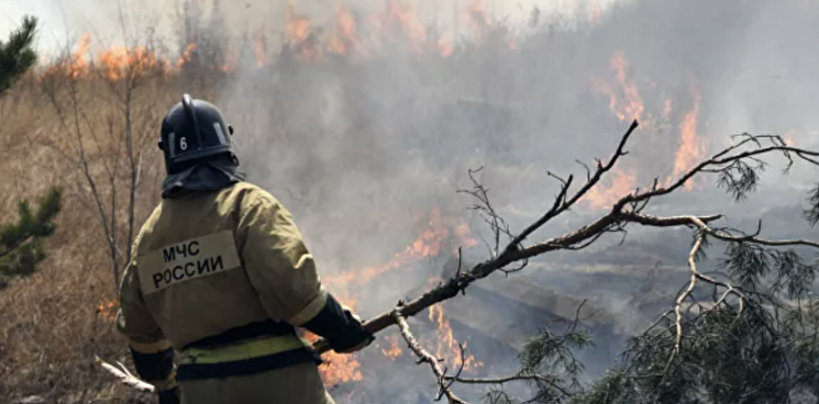 В Краснодаре спасатели ликвидировали пожар на реке, местные устроили на её берегу свалку
