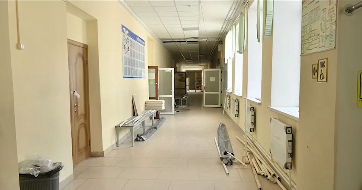В школе Геленджика им. Адмирала Холостякова заменят систему отопления