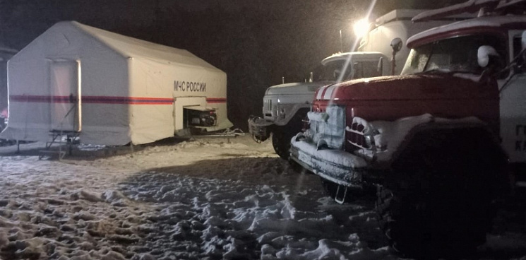 На Кубани из-за снегопадов спасатели развернули «Ковчег»