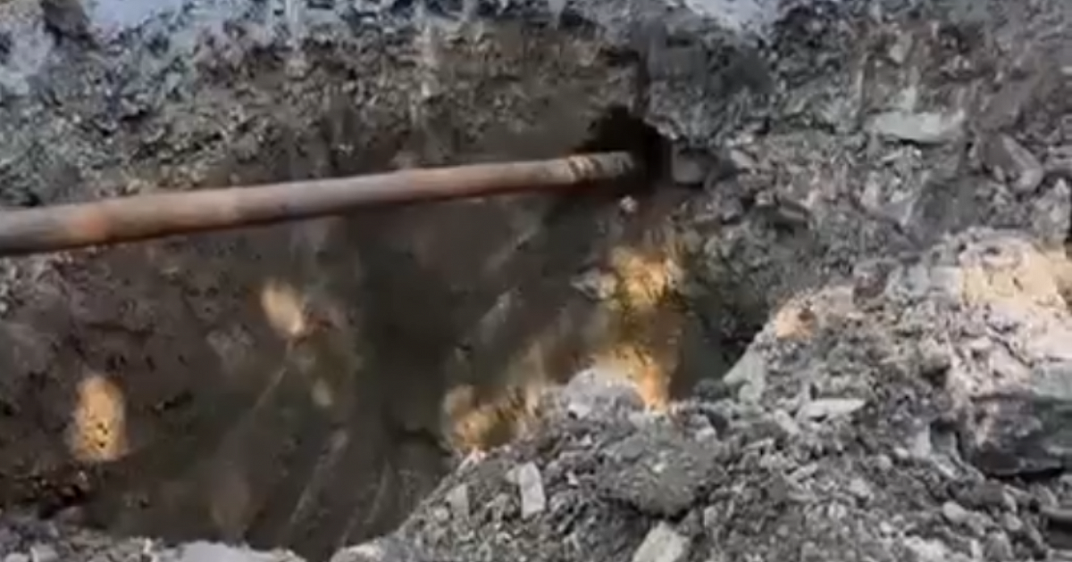 В Лермонтово начали круглосуточную прокладку подземного водовода