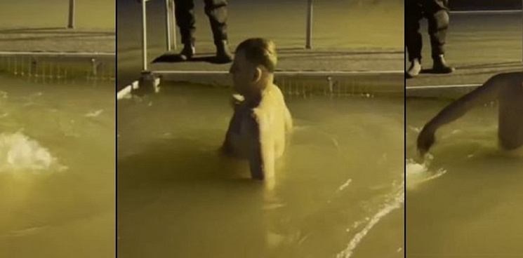 «Господь отведёт!» Глава Краснодара окунулся в реке Кубань, где запрещено купаться из-за загрязнения – ВИДЕО