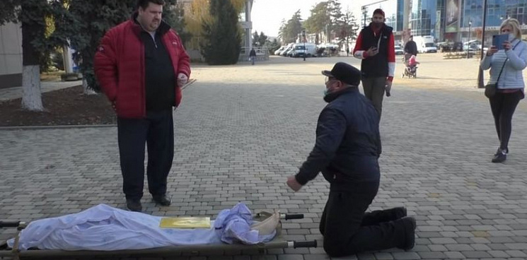 Дело о трупе у здания администрации в Тимашевске отправлено в суд