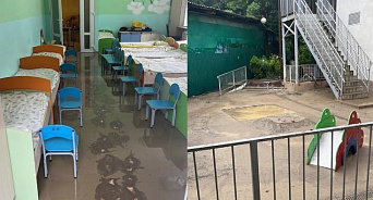 «Не хватает мужских рук!» В Сочи сотрудницы детского сада своими силами восстанавливают здание после наводнения – ВИДЕО 