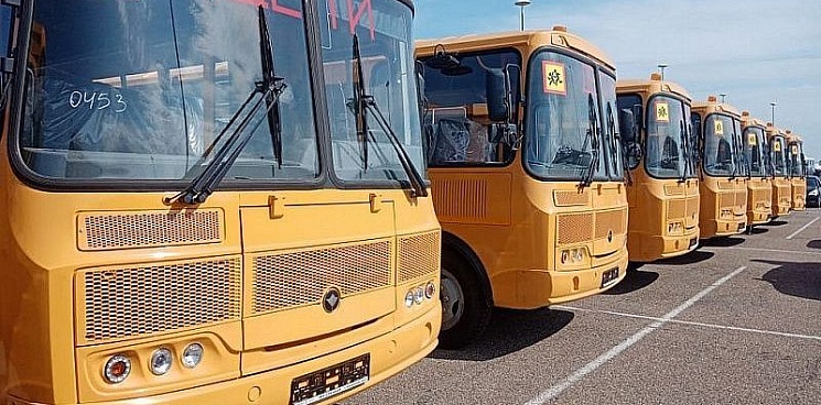 На Кубань поступят новые школьные автобусы и машины скорой помощи