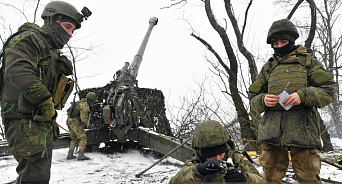 Артиллеристы ВС РФ уничтожают укрепления украинских войск в направлении Северска – ВИДЕО 