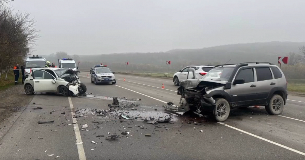 В ДТП один человек погиб и двое пострадали на Кубани