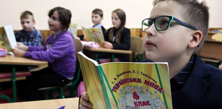 В школах освобождённых городов Донбасса осенью продолжат изучать «мову»