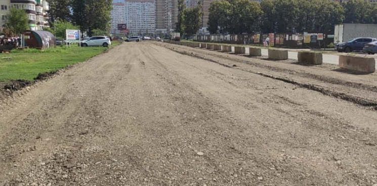 По улице 40-летия Победы в Краснодаре проложили новую ливневку