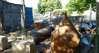 В Краснодаре в районе ул. Вишняковой началось строительство ливневого комплекса