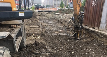 В Краснодаре завершают ремонт теплотрассы и электросетей ул 40-летия Победы