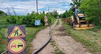 В Краснодарском крае в Новокубанском районе построили газопровод