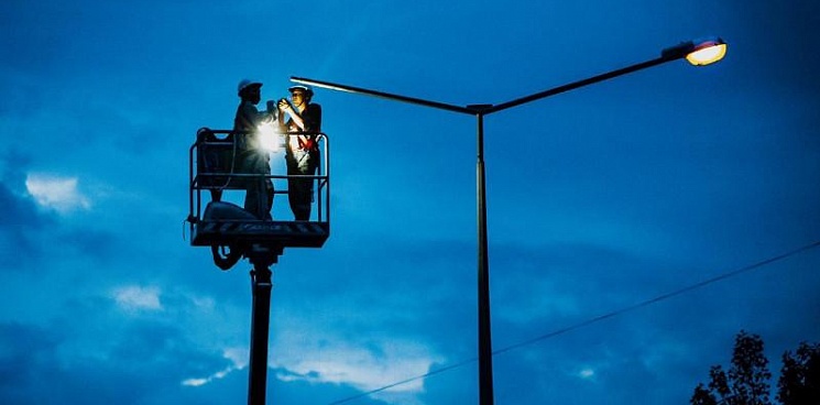 В Краснодаре начала работу служба по содержанию сетей уличного освещения