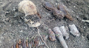 На Кубани нашли останки двух бойцов Красной армии