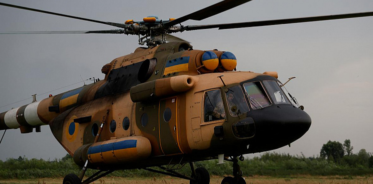 ВС РФ уничтожили вертолёт Ми-24 ВСУ у Белгородской области, он поддерживал наступление на земле
