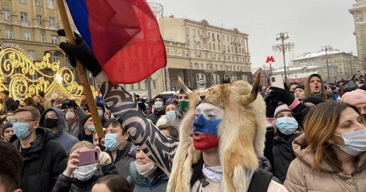 В Москве задержан дублер викинга, штурмовавшего Капитолий в Вашингтоне